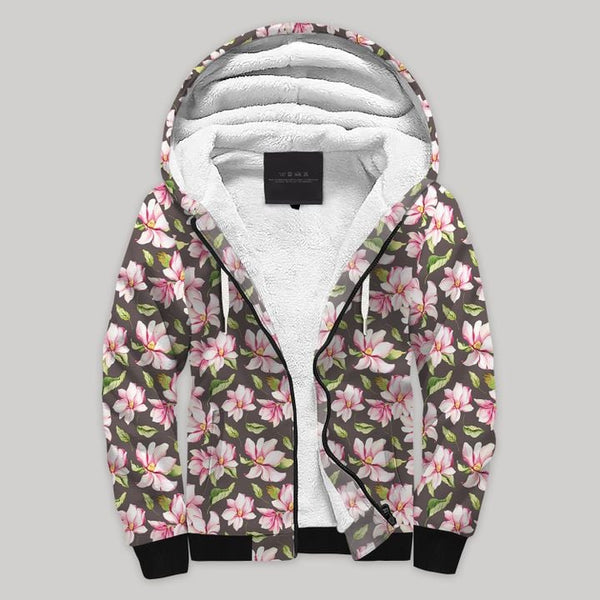 Magnolia Grove Fleece Zip Hoodie All Over Print | FZ714