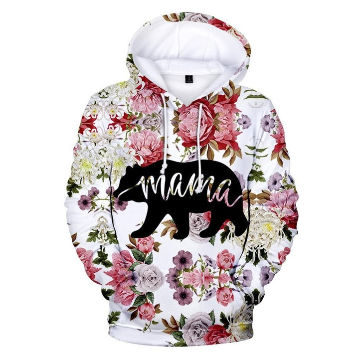 Mama Bear Flower Rose Mothers Day Gift 3D All Over Print | For Men & Women | Adult | HP1208-BehighStyle