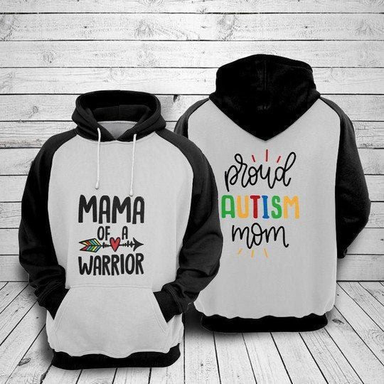 Mama Of Warrior Proud Autism 3D All Over Print | For Men & Women | Adult | HP1170-BehighStyle