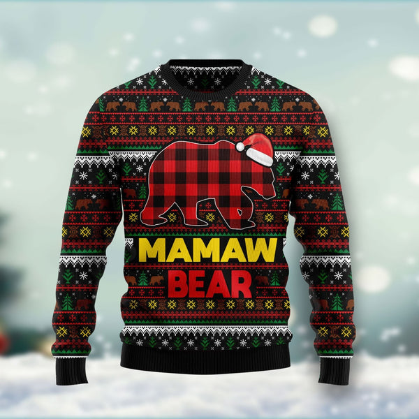 Mamaw Bear Ugly Christmas Sweater | Adult | US1773