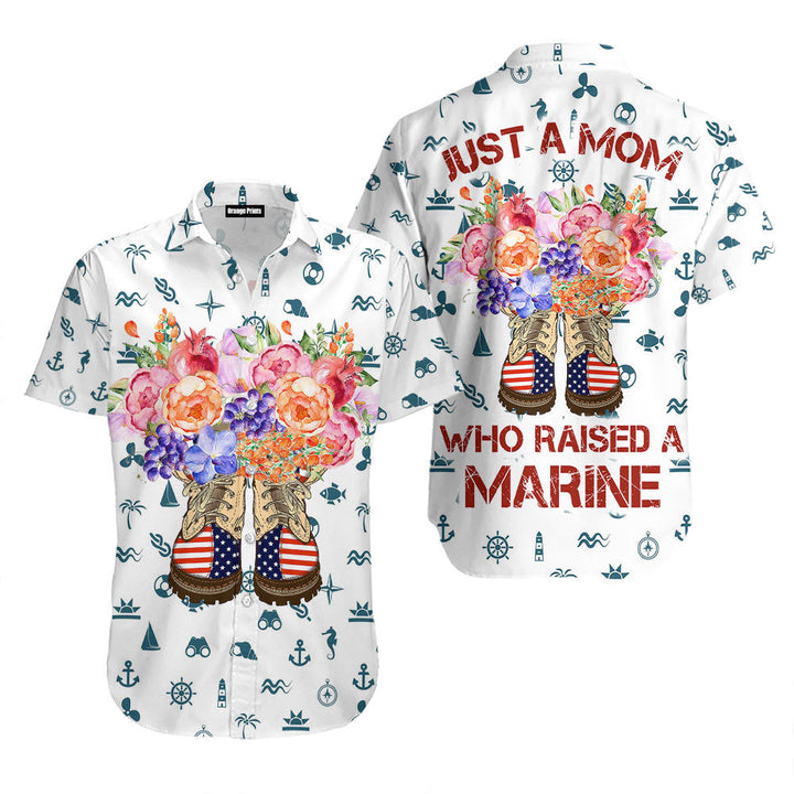 Marine Mom Hawaiian Shirt | For Men & Women | HW2415-BehighStyle