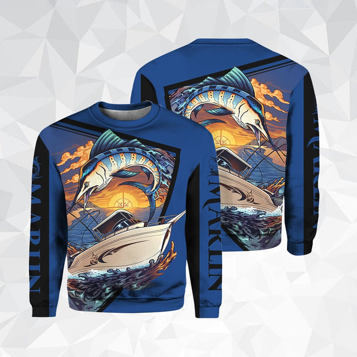 Marlin Fish 3D All Over Print | For Men & Women | Adult | HP614-BehighStyle