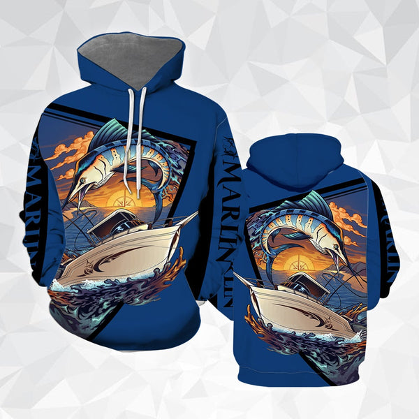 Marlin Fish 3D All Over Print | For Men & Women | Adult | HP614-BehighStyle