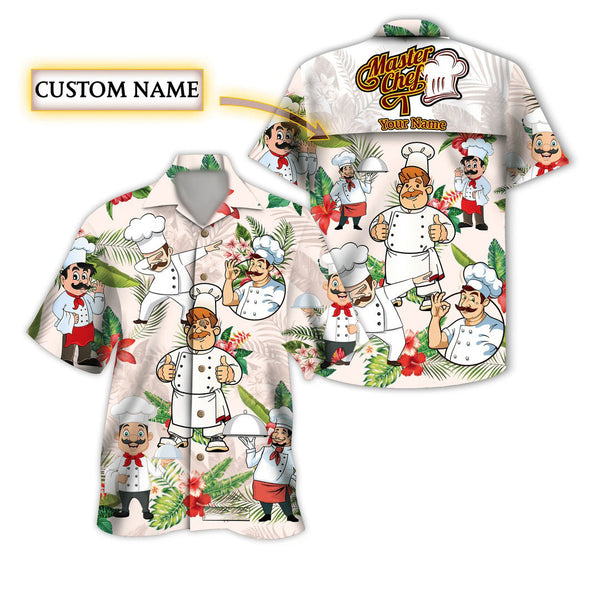 Master Chef Don’t Mess With The Chef Custom Name Hawaiian Shirt | For Men & Women | HN410-BehighStyle