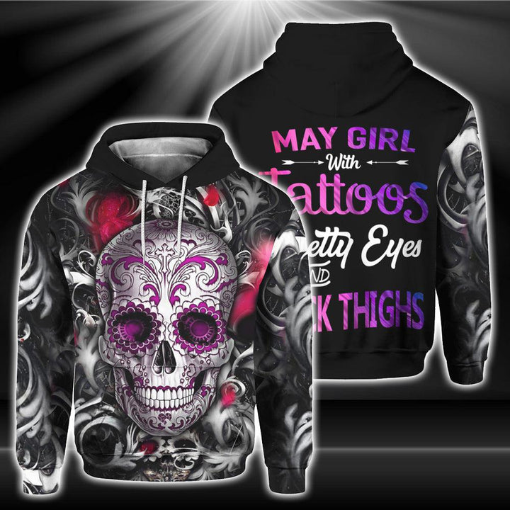 May Girl With Tattoos 3D All Over Print | For Men & Women | Adult | HP1569-BehighStyle