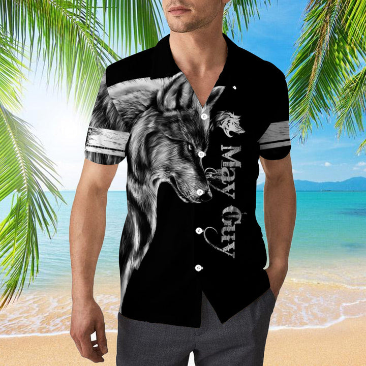 May Guy Wolf Hawaiian Shirt | For Men & Women | HW1854-BehighStyle