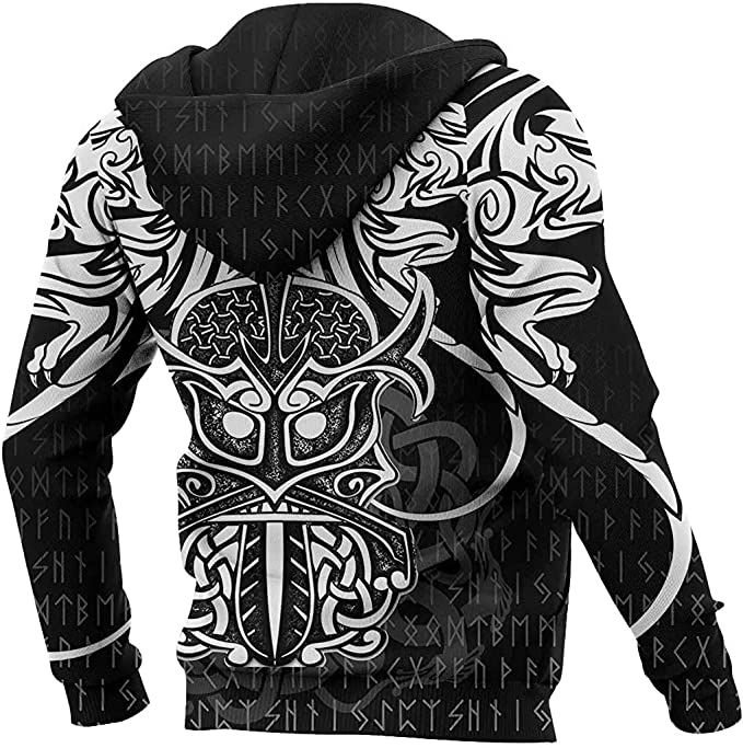 Men Viking Odin Dragon 3D All Over Print | For Men & Women | Adult | HO8046-BehighStyle