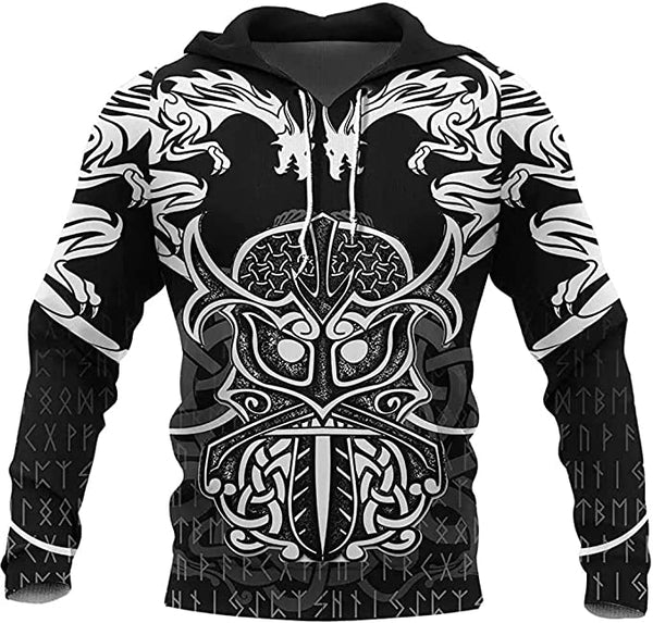 Men Viking Odin Dragon 3D All Over Print | For Men & Women | Adult | HO8046-BehighStyle