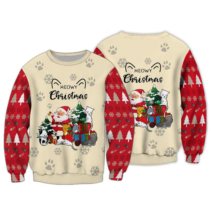Meowy Christmas Gift For Cat Lovers 3D All Over Print | For Men & Women | Adult | HP2135-BehighStyle