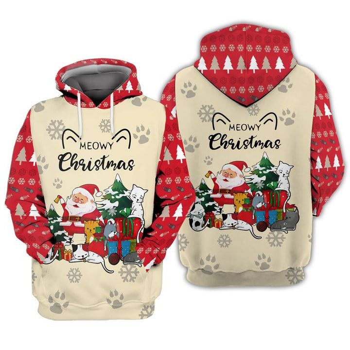 Meowy Christmas Gift For Cat Lovers 3D All Over Print | For Men & Women | Adult | HP2135-BehighStyle
