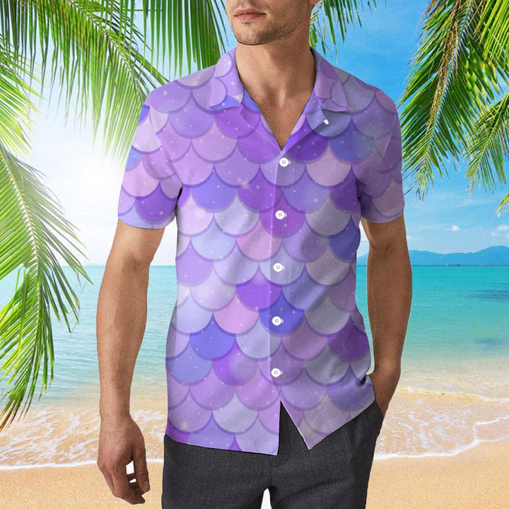 Mermaid Purple Hawaiian Shirt | For Men & Women | HW392-BehighStyle