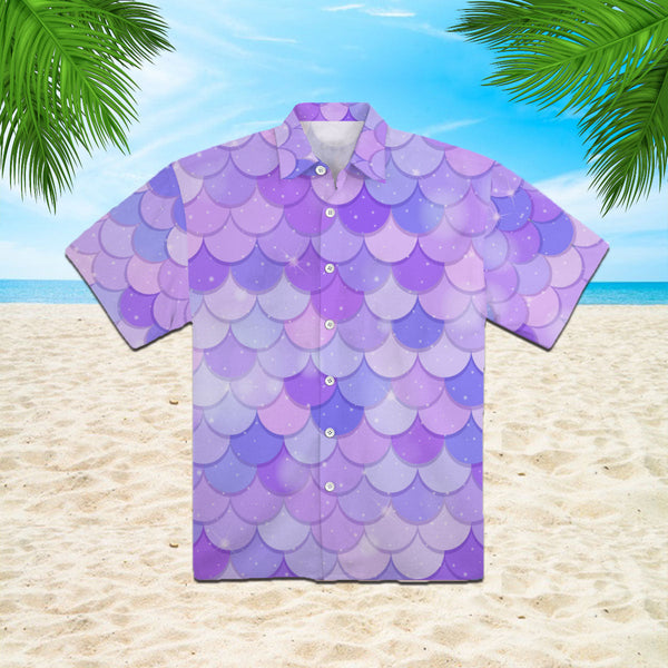 Mermaid Purple Hawaiian Shirt | For Men & Women | HW392-BehighStyle