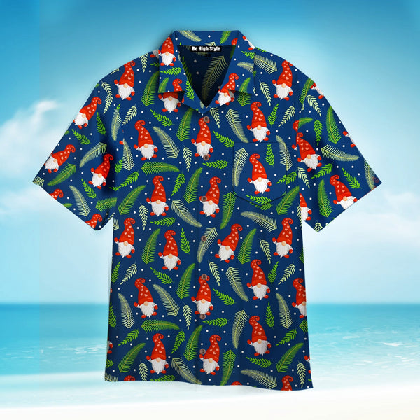 Merry Christmas And With Gnomes Hawaiian Shirt With Pocket| SP1015