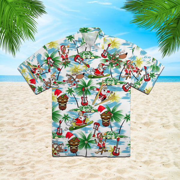 Merry Christmas Santa Claus Hawaiian Shirt | For Men & Women | HW368-BehighStyle