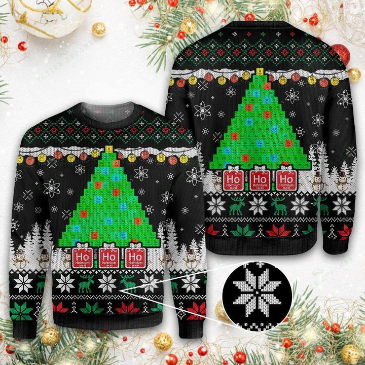 Merry Christmas Science Lovers Ugly Christmas Sweater | For Men & Women | Adult | US1248-BehighStyle