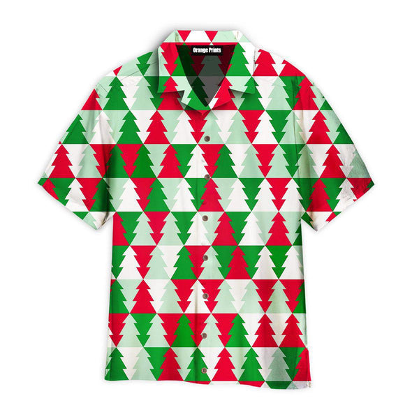 Merry Christmas Tree Pattern Hawaiian Shirt | For Men & Women | HW2691-BehighStyle