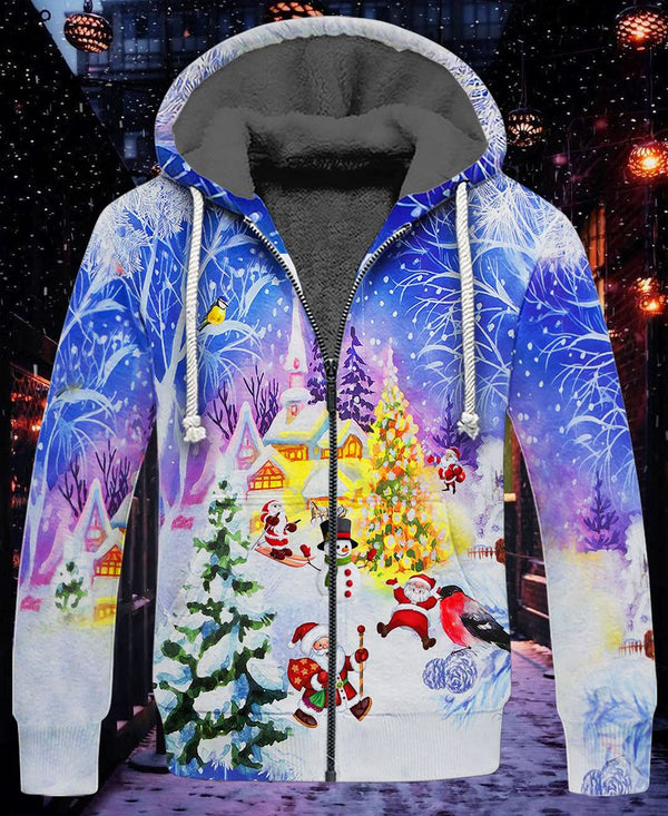 Merry Christmas Zip Hoodie All Over Print | FZ216