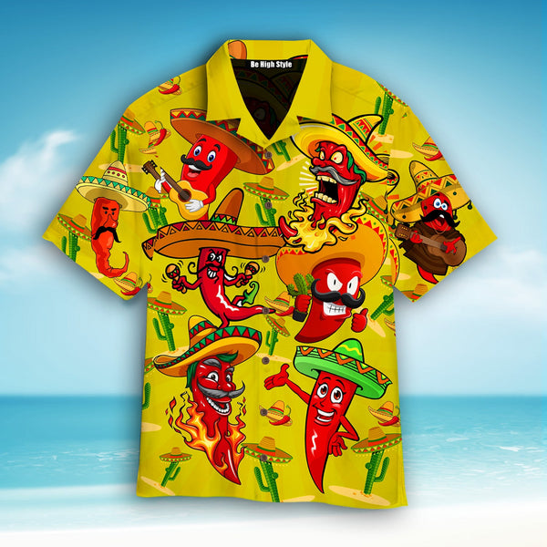 Mexican Chilli Cinco De Mayo Aloha Hawaiian Shirt | HW3044