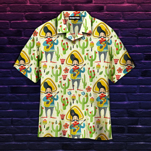 Mexican Happy Man In Cinco De Mayo Latin Party Aloha Hawaiian Shirt | For Men & Women | HW606-BehighStyle