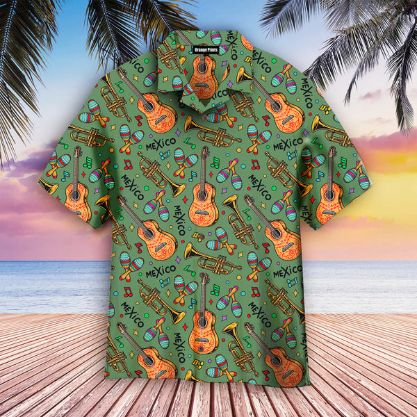 Mexican Musical Instruments Hawaiian Shirt | For Men & Women | HW2058-BehighStyle