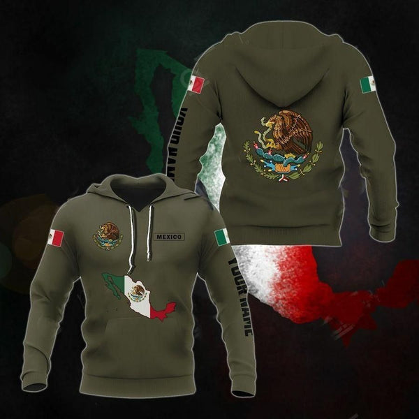 Mexico Map Custom Name 3D All Over Print | Adult | CN251