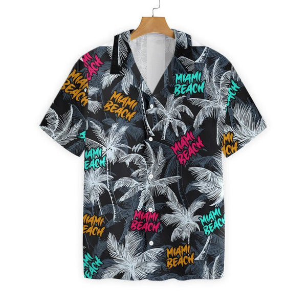Miami Beach Coconut Tree Hawaiian Shirt | HW2982