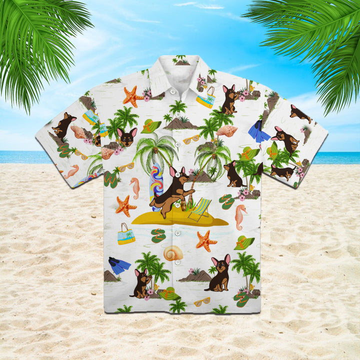 Miniature Pinscher Dog Tropical Hawaiian Shirt | For Men & Women | HW335-BehighStyle