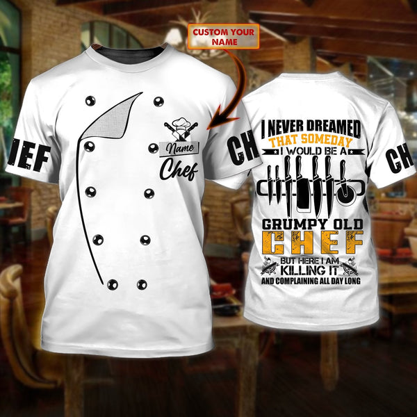 Master Chef Custom Name 3D All Over Print | Adult | CN381