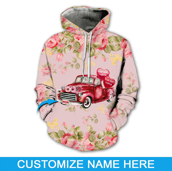 Mom Truck Custom Name 3D All Over Print | For Men & Women | Adult | CN123-BehighStyle