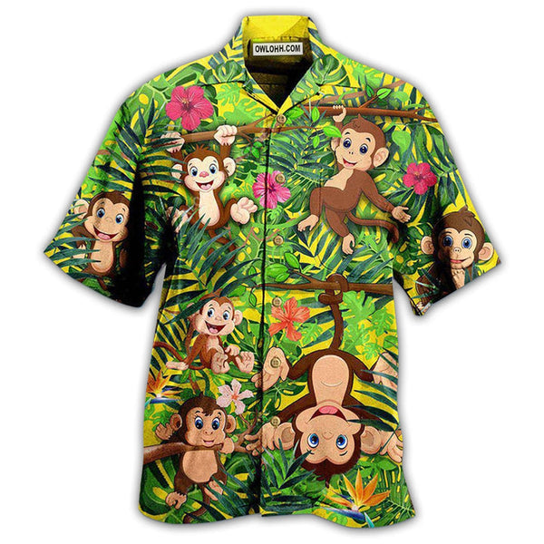 Monkey Animals Are My Spirit Hawaiian Shirt | HW 3445