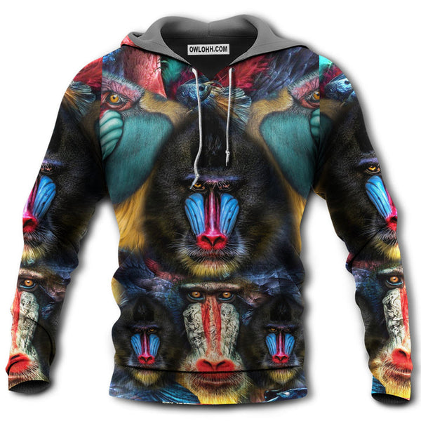 Monkey Animals Love Forest Hoodie  | FZ1141