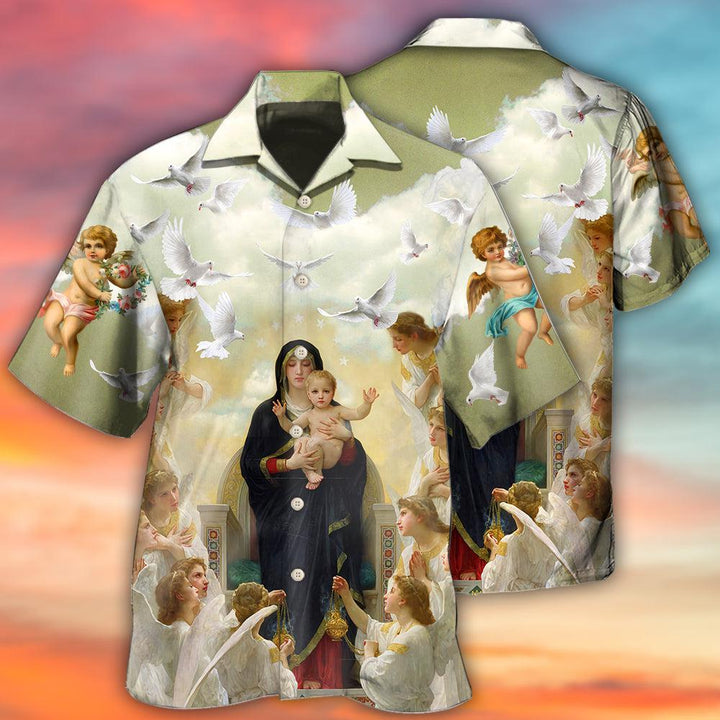 Mother Day Dove Peace Life Best Fathers Day Gifts Hawaiian Shirt | For Men & Women | HW1865-BehighStyle