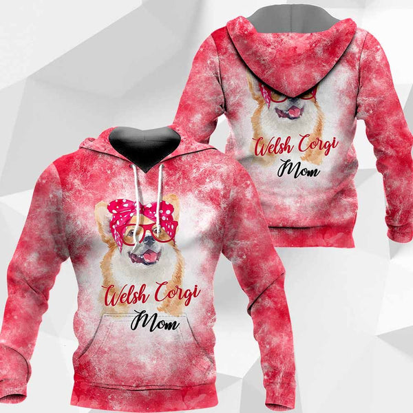 Mothers Day Dog Mom Welsh Corgi Mom 3D All Over Print | For Men & Women | Adult | HP1084-BehighStyle