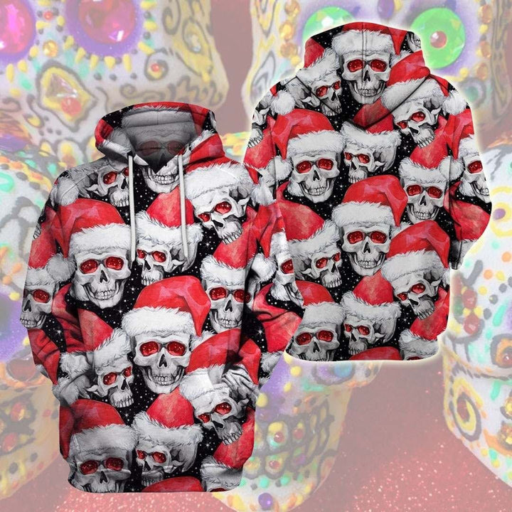 Multiple Skull Christmas 3D All Over Print | For Men & Women | Adult | HP1996-BehighStyle