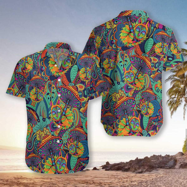 Mushroom Hippie Hawaiian Shirt | For Men & Women | HW1620-BehighStyle