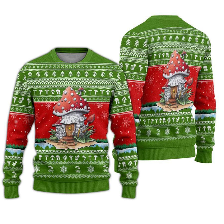 Mushroom Lover Ugly Christmas Sweater | For Men & Women | Adult | US1495-BehighStyle