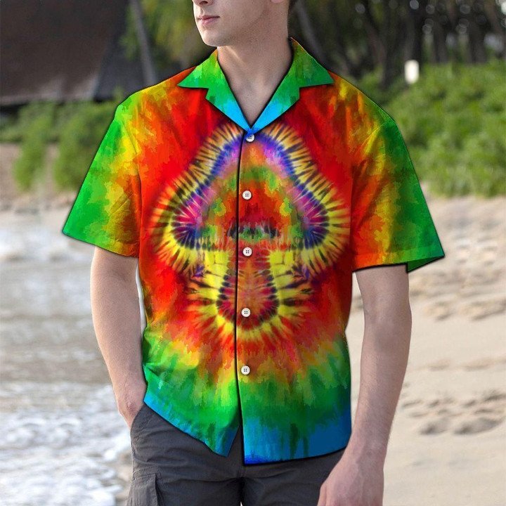 Mushroom Tie Dye Aloha Hawaiian Shirt | For Men & Women | HW1482-BehighStyle