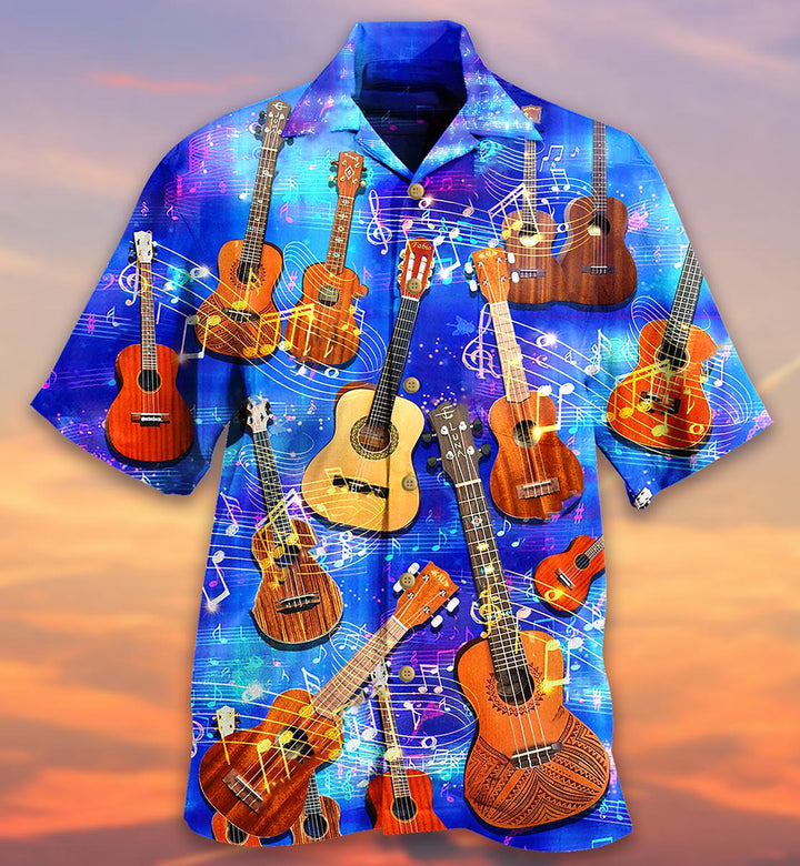 Music Love Guitar Forever Hawaiian Shirt | For Men & Women | HW1526-BehighStyle