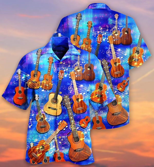 Music Love Guitar Forever Hawaiian Shirt | For Men & Women | HW1526-BehighStyle