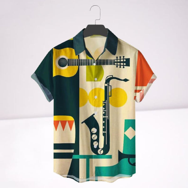 Musical Instruments Beach Hawaiian Shirt | HW3191