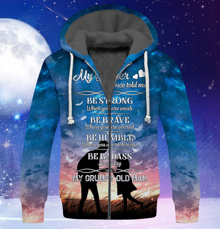 My Father Once Told Me Fleece Zip Hoodie All Over Print | For Men & Women | FZ181-BehighStyle