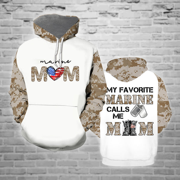 My Favorite Marine Calls Me Mom 3D All Over Print | Adult | HP1069