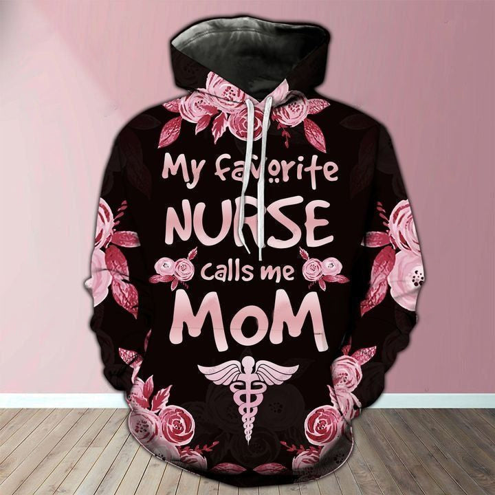 My Favorite Nurse Call Me Mom 3D All Over Print | For Men & Women | Adult | HP1737-BehighStyle