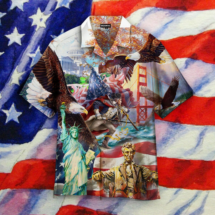 My Patriotic Heart Beats Independence Day Hawaiian Shirt | For Men & Women | HW1649-BehighStyle