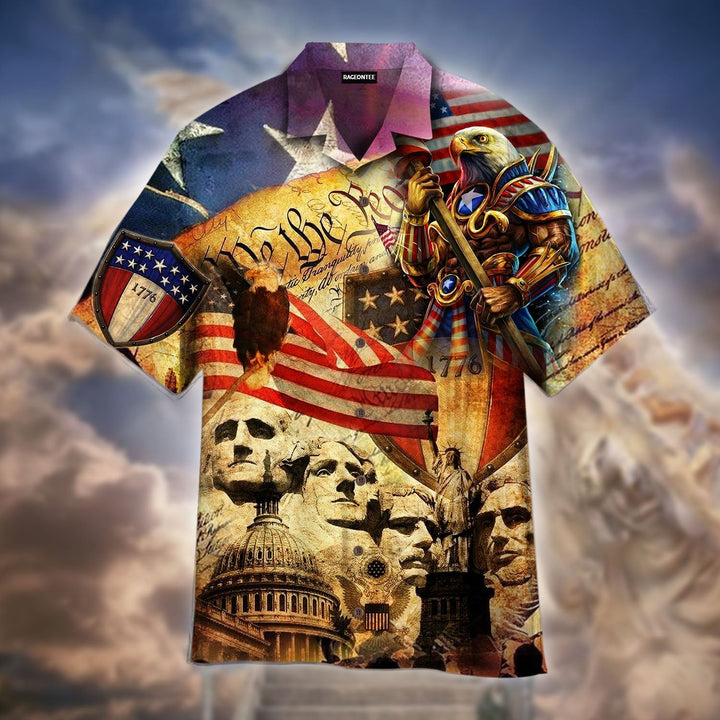 My Patriotic Heart Beats Independence Day Hawaiian Shirt | For Men & Women | HW1707-BehighStyle