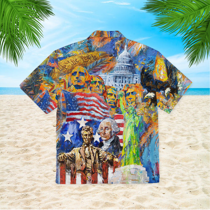 My Patriotic Heart Beats Independence Day Hawaiian Shirt | For Men & Women | HW356-BehighStyle