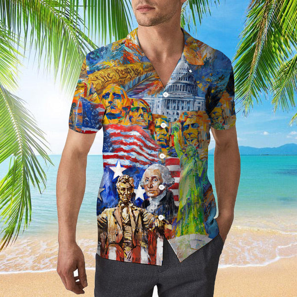 My Patriotic Heart Beats Independence Day Hawaiian Shirt | For Men & Women | HW356-BehighStyle