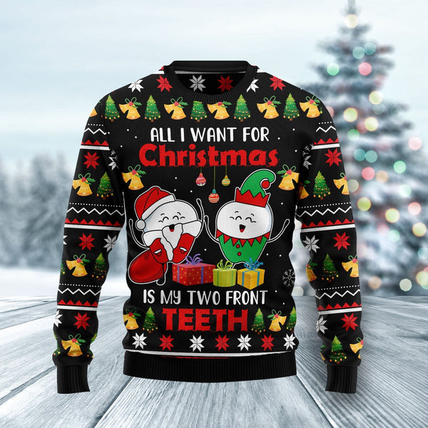 My Two Front Teeth Ugly Christmas Sweater | Adult | US1752