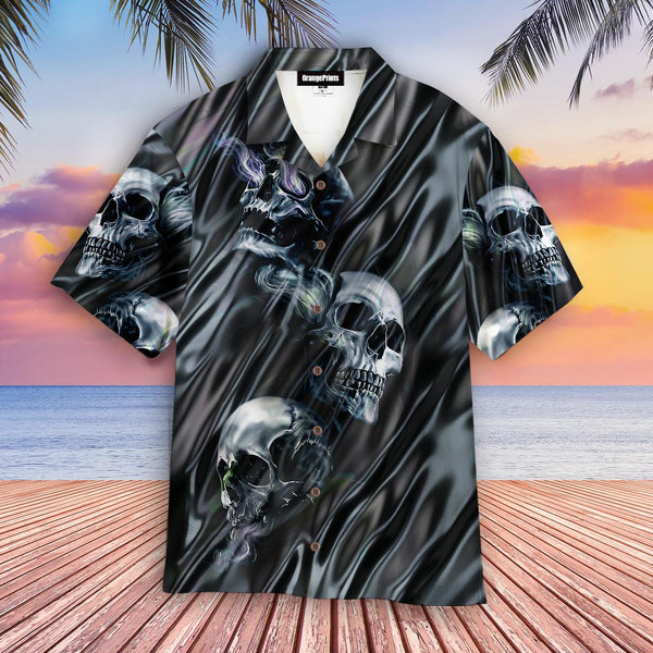 Mystical Skull Halloween Hawaiian Shirt | For Men & Women | HW2663-BehighStyle