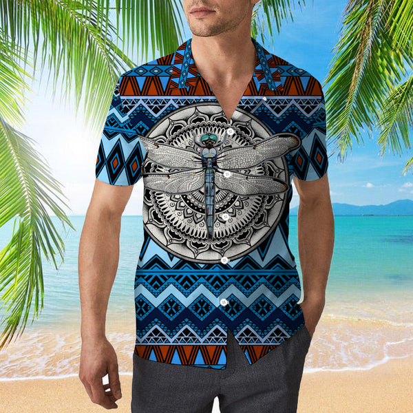 Native American Dragonfly Hawaiian Shirt | For Men & Women | HW1004-BehighStyle